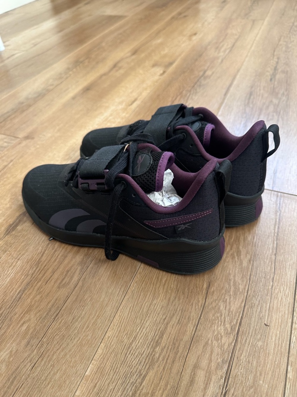 Black & Purple Women's Athletic Shoes